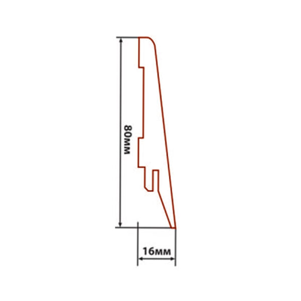 Inclined Skirting board